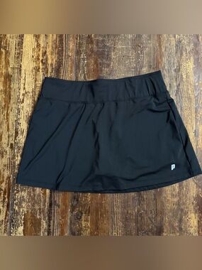 Prince Black Athletic Tennis Skirt